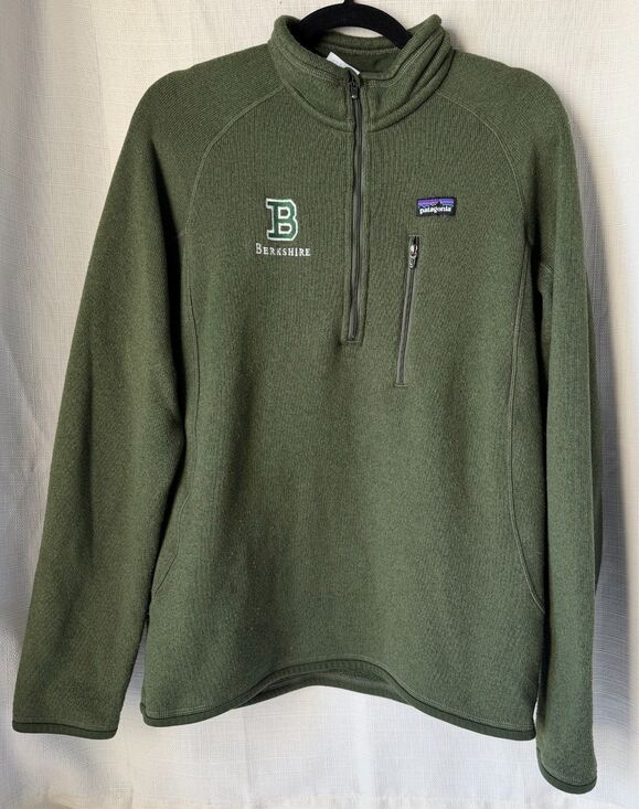 Patagonia Other - Patagonia Better Sweater 1/4 Zip Pullover Men’s M Green Fleece Berkshire Logo